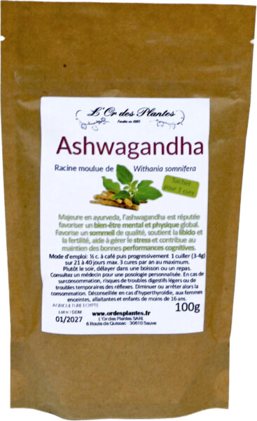 ASHWAGANDHA sachet 100g