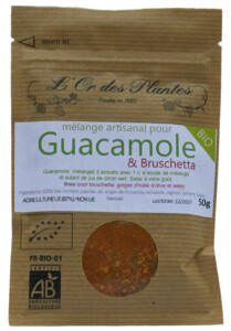 Mélange GUACAMOLE et BRUSCHETTA bio 50g*