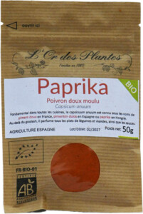 PAPRIKA (PIMENT DOUX) BIO 50g*