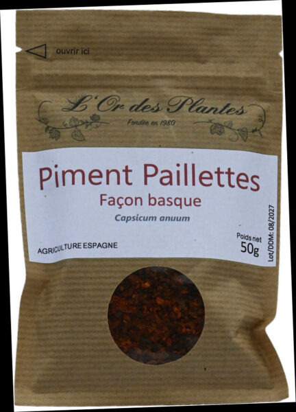 PIMENT paillettes basque 50g