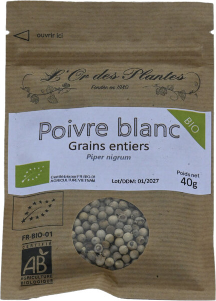 POIVRE BLANC bio 40g*