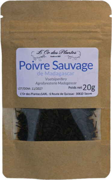 POIVRE SAUVAGE de Madagascar 20g