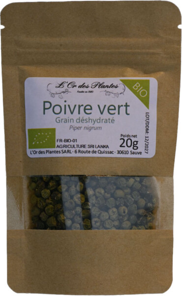 POIVRE VERT bio 20g*