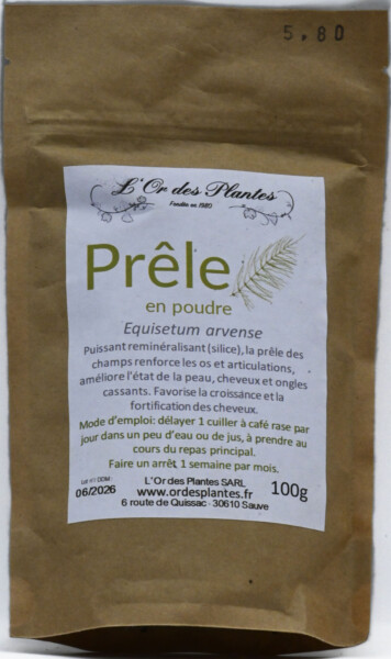 PRELE moulue sachet 100g