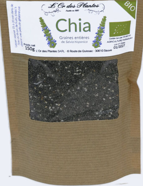 CHIA graine bio 150g*