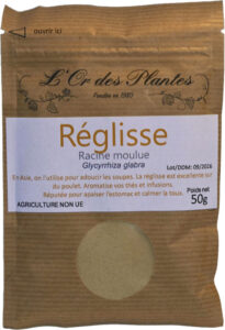 REGLISSE moulue sachet 50g
