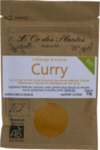 Mélange CURRY ODP bio 50g*