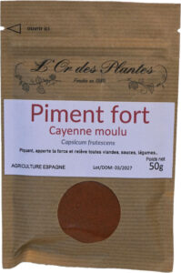 PIMENT FORT moulu 50g